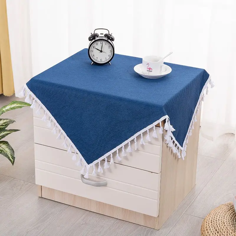 

Universal cover cloth Nordic style nightstand cover cloth end table mat tablecloth household dust cover cloth cover dust cloth