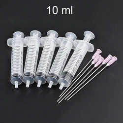 10 adet ekleyin mürekkep aracı 10ML şırınga enjektör dolum mürekkep CISS mürekkep kartuşları ile 10cm uzun iğne