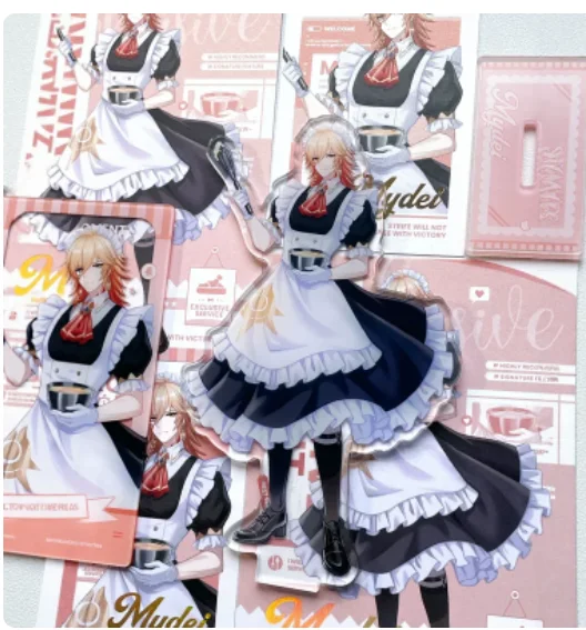 Japanese Anime Honkai：Star Rail Khaslana Acrylic Stand Figure Model Plate Cosplay Collection Desktop Decor Gifts QMYO