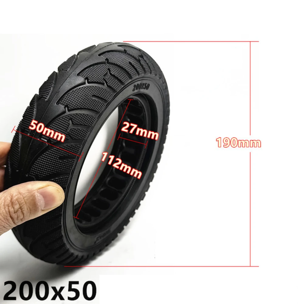 8 inch Tire 200X50 E TWOW Electric Scooter Front Tyre 200 x 50 Solid Tire fit E-TWOW Scooter Hub Motor