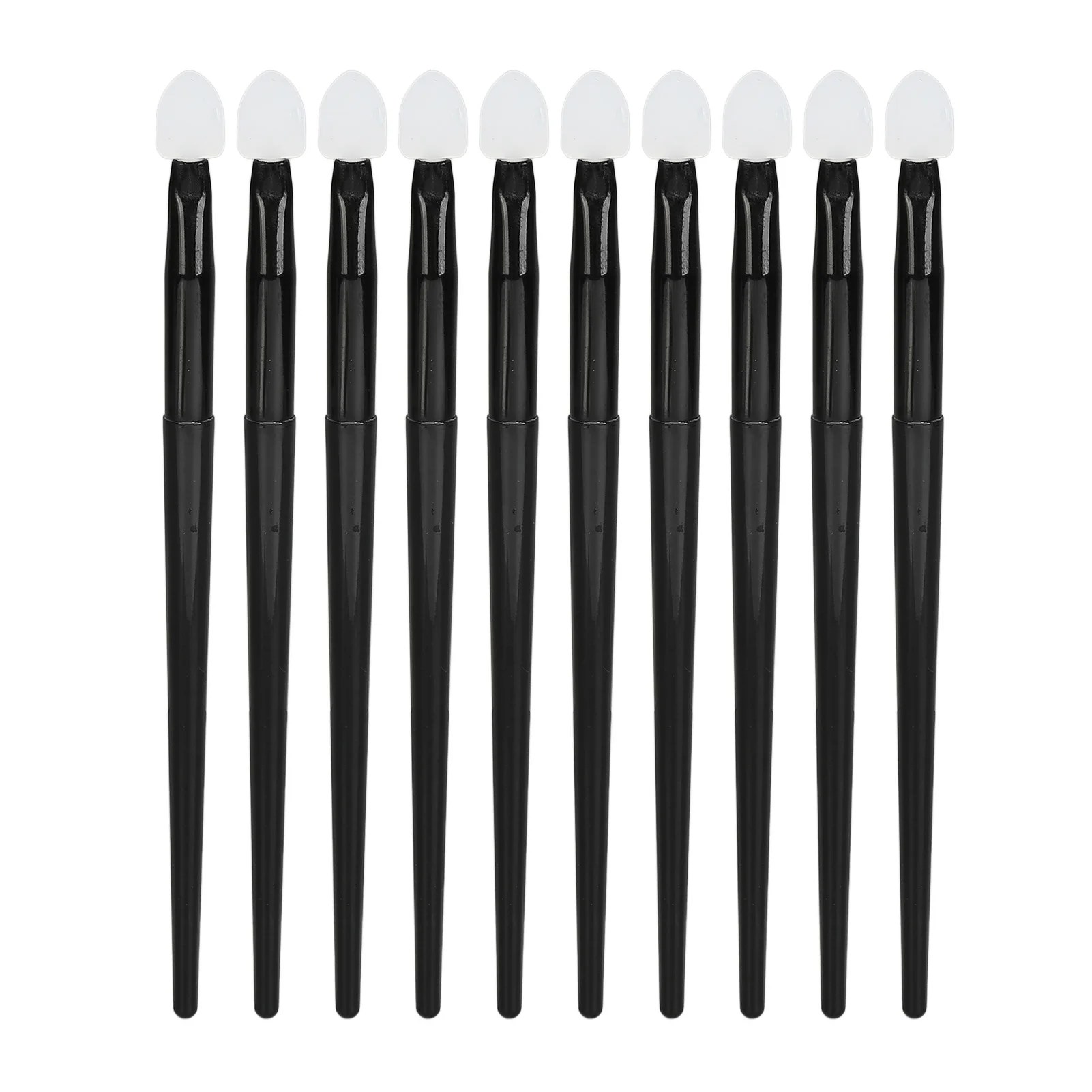 10pcs Silicone Eyeshadow Brush Kit Portable Silicone Eye Makeup Applicator For Eyebrow Powder Eyeliner