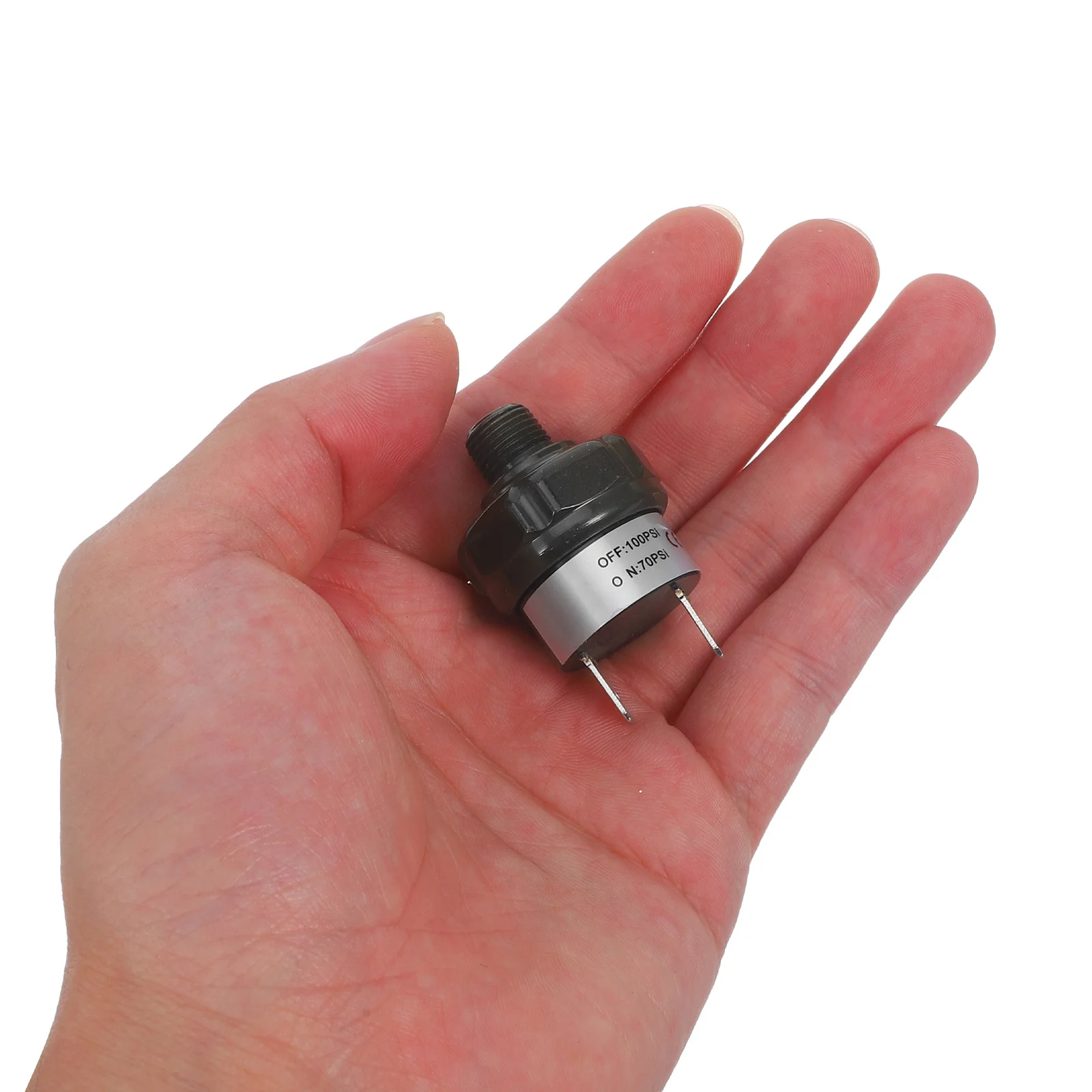 Luchtdrukschakelaar 70-100 Psi Npt1/8 Draad Voor Luchtcompressor Hoorn Trein Vervanging Compatibel Met 90-120 Psi Systemen