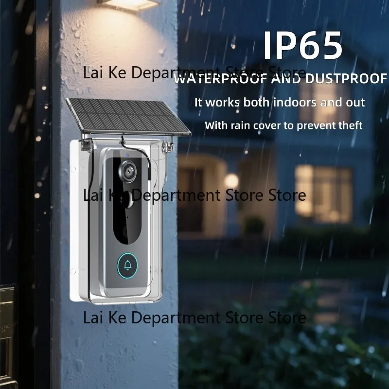 New Tu00ya Video Doorbell Active Wake-up Inte--rcom Mobile Monitoring WiFi Doorbell PIR Sensor IP65