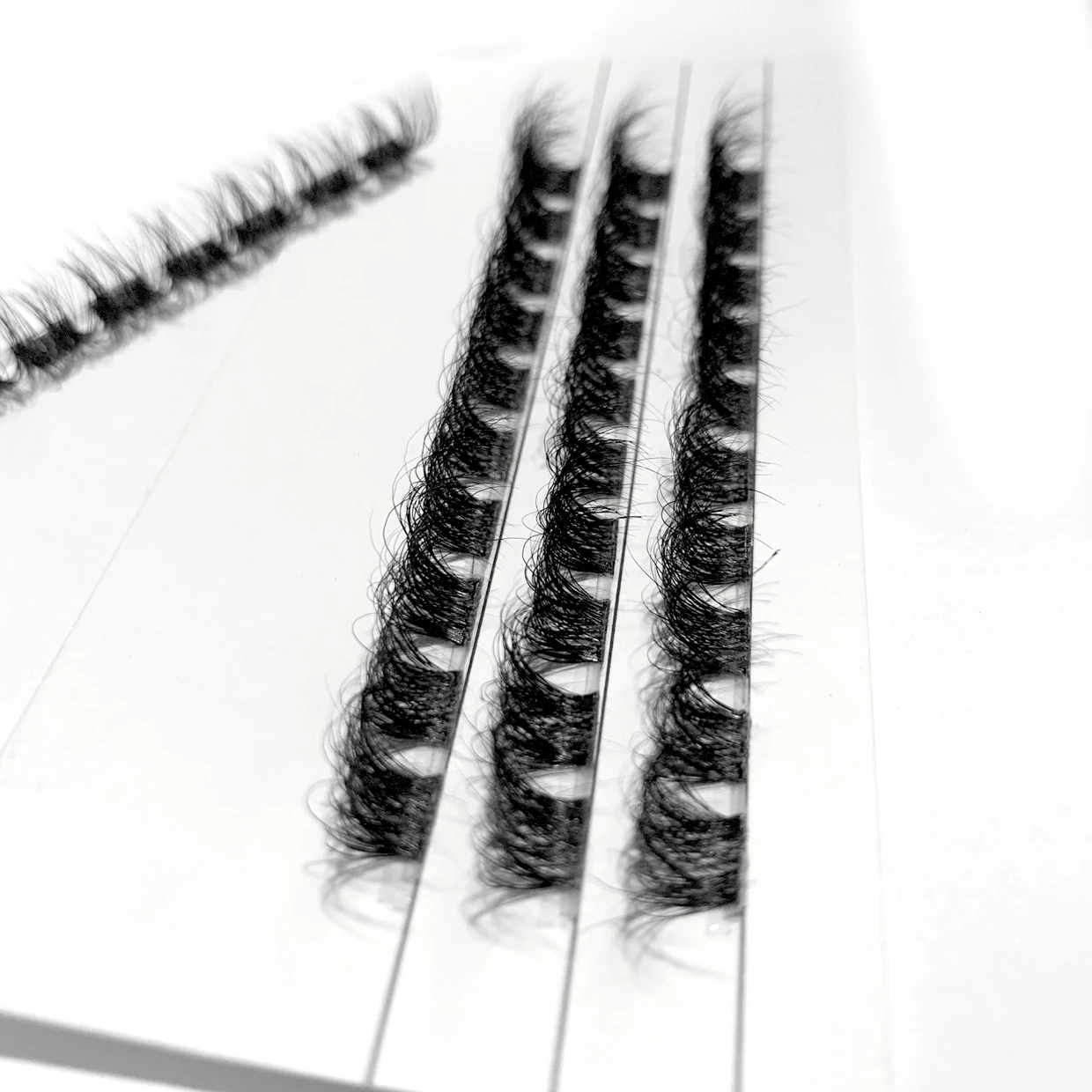 Hot Selling 5d Volume Pluizige Faux Mink 8-18Mm Diy Cluster Lash Verlengstuk Diy Lash Thuis