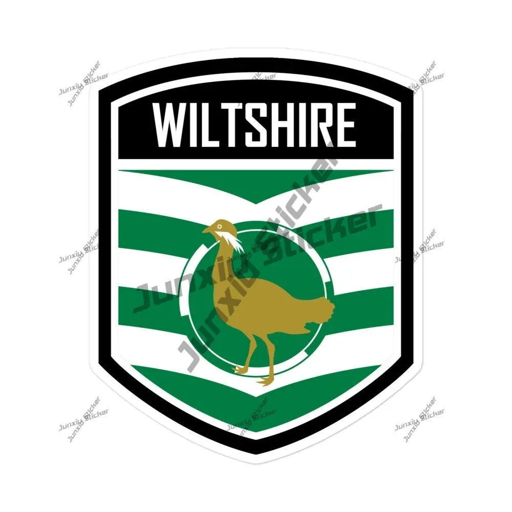 

Wiltshire County England Flag Emblem Stickers Waterproof Outdoor High-quality Patriotism Decoration Pvc Boat Accessories Style