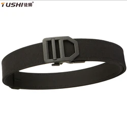 TUSHI Belt Military Belt for Men Sturdy Nylon Metal Automatic Buckle Police Duty Belt Tactical Outdoor Girdle IPSC Accessories