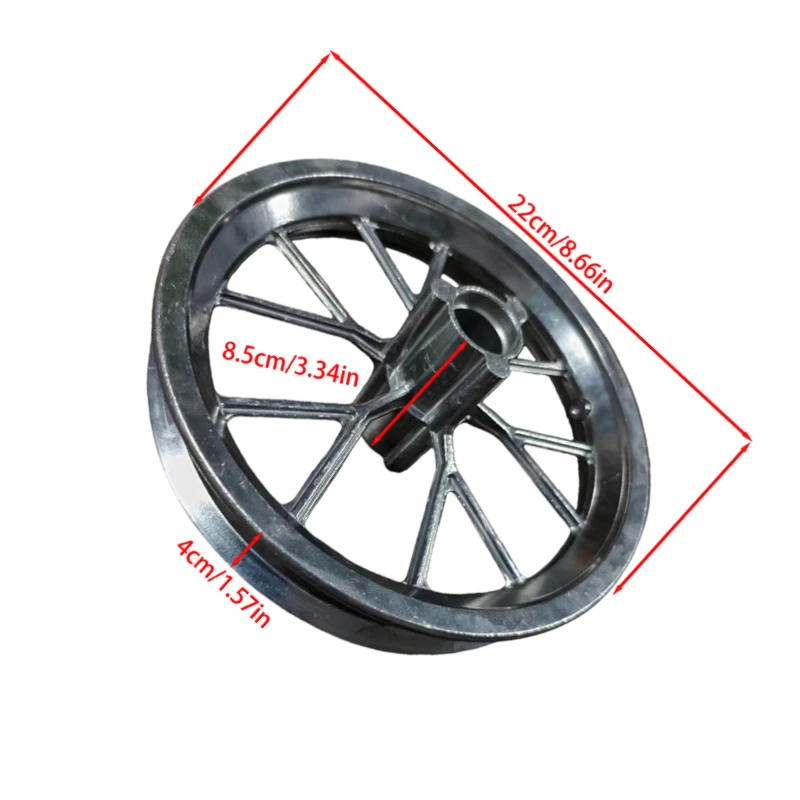 Durable 12.5-Inch Front Wheel Rim for Off-Road Bikes, Compatible with 12 1/2X2.75 Tire Specifications