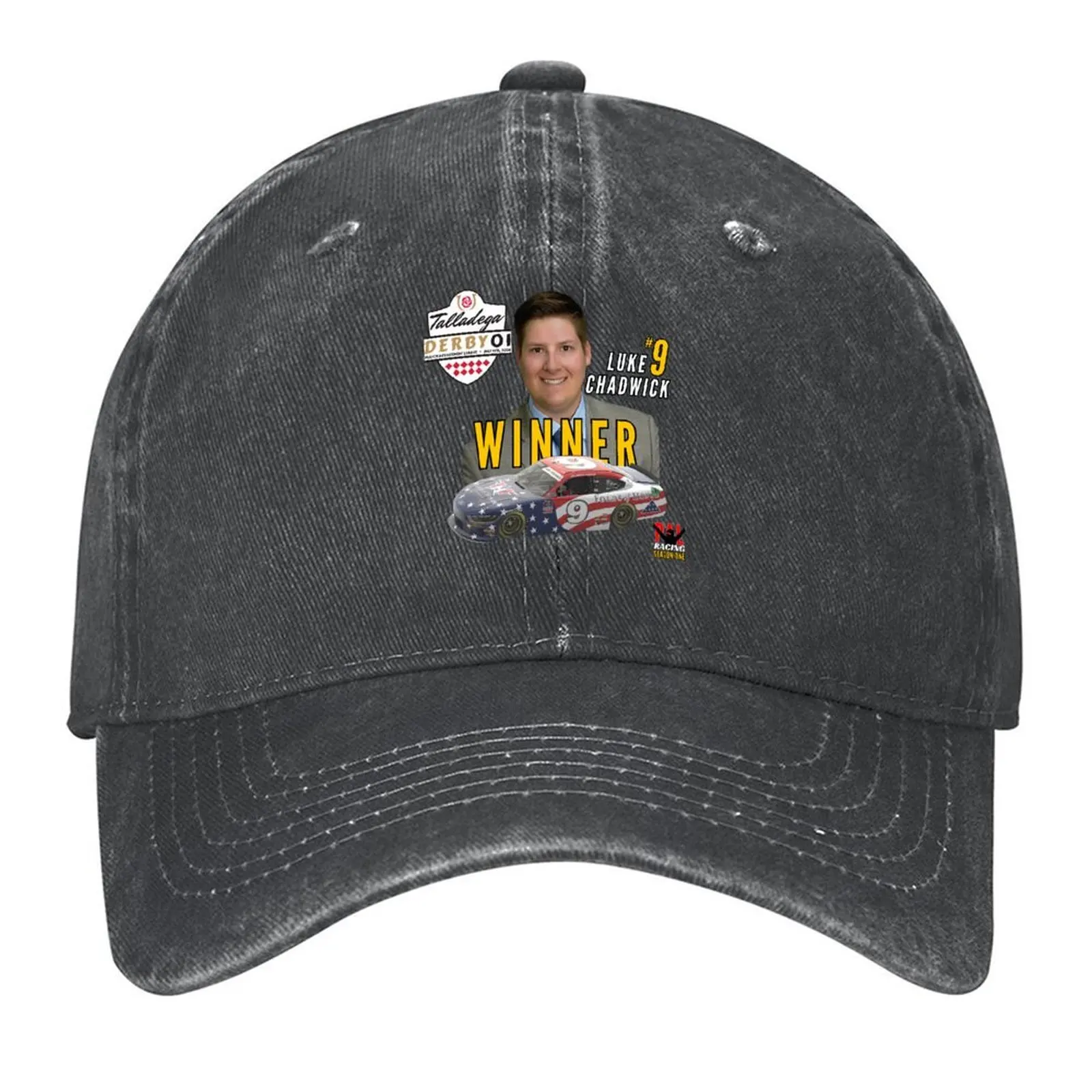 

palracing talladega derby winner luke chadwick Baseball Cap Fashion Beach beach hat Bobble Hat Sun Hat For Children Mens Women's