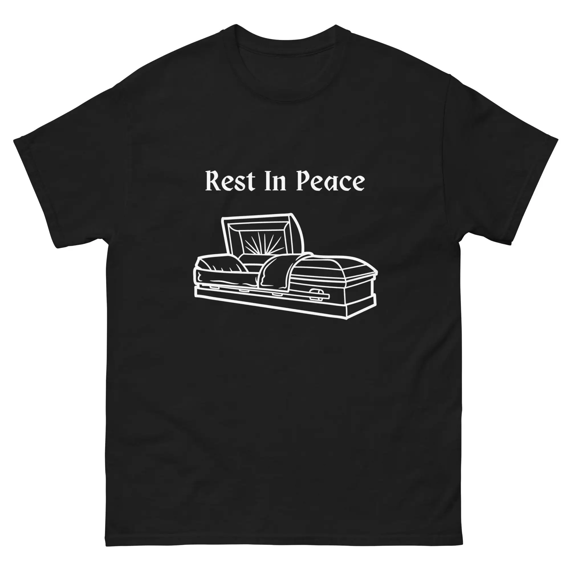 Rest In Peace Casket Goth Men'S Classic Tee