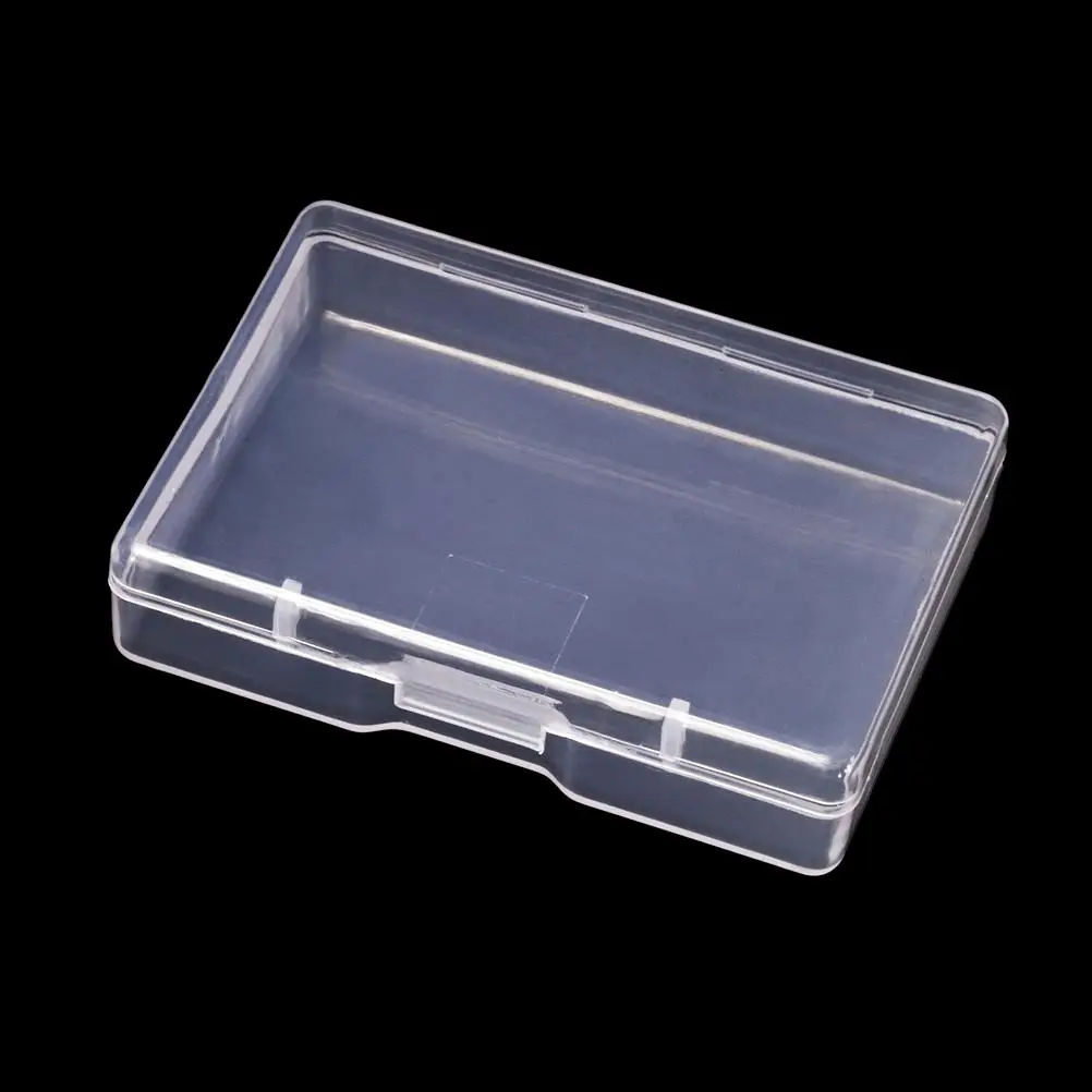 6 Pcs Plastic Storage Box Small Transparent Container Organizer for Beads Coins Jewelry Crafts Mini Case Collection