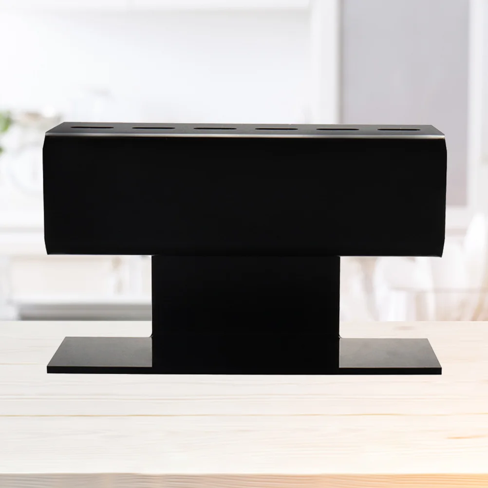 6 حفرة الرموش الملقط رف البلاستيك التخزين المنظم حامل لتطعيم الملقط أدوات التجميل المنزل استخدام الملقط تخزين الرف