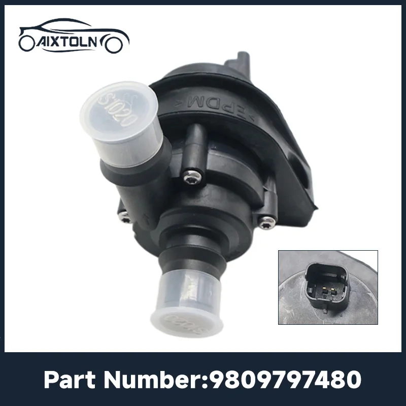 9809797480 Auxiliary Electric Coolant Water Pump For Peugeot Boxer Citroen Jumper Fiat Ducato 250 2014‑2024 Car Part Accessories