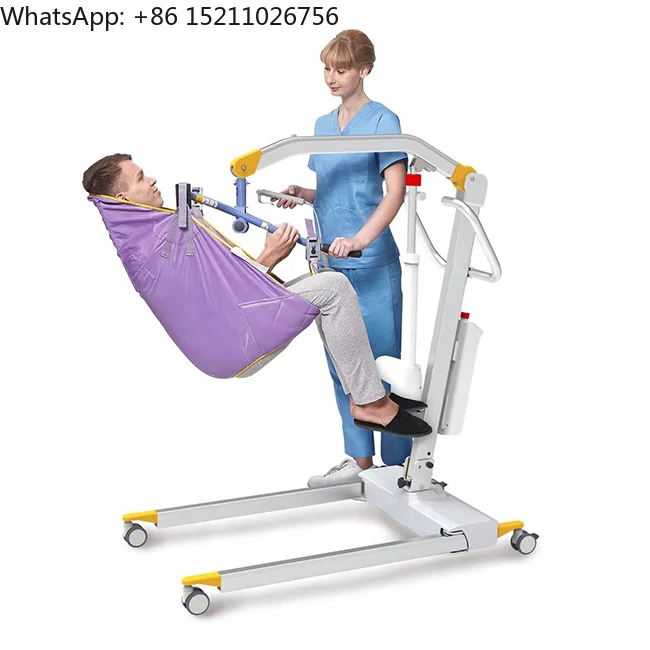 Rehabilitation Equipment Electric Foldable Aluminum Alloy - Patient Lift Transfer Device Toilet Bed Lifter ISO13485 24V
