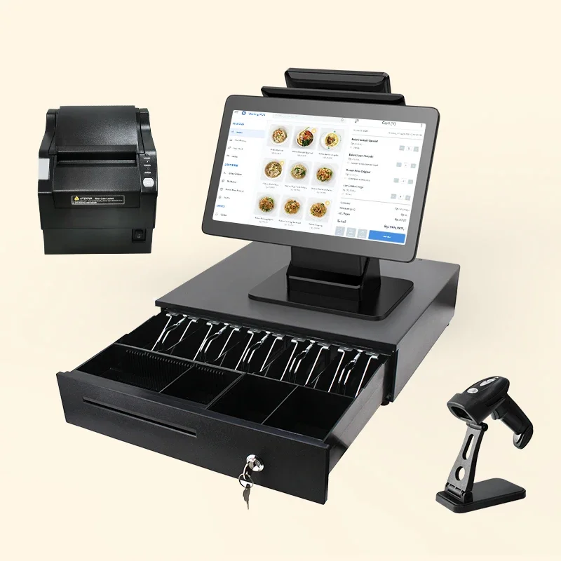 

portable nfc terminal android windows smart pos touch screen cash register machine terminals android