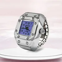 2026 Ring Watch New Hot Selling Creative Alloy Shell Finger Square Dial Couple Men And Women 5