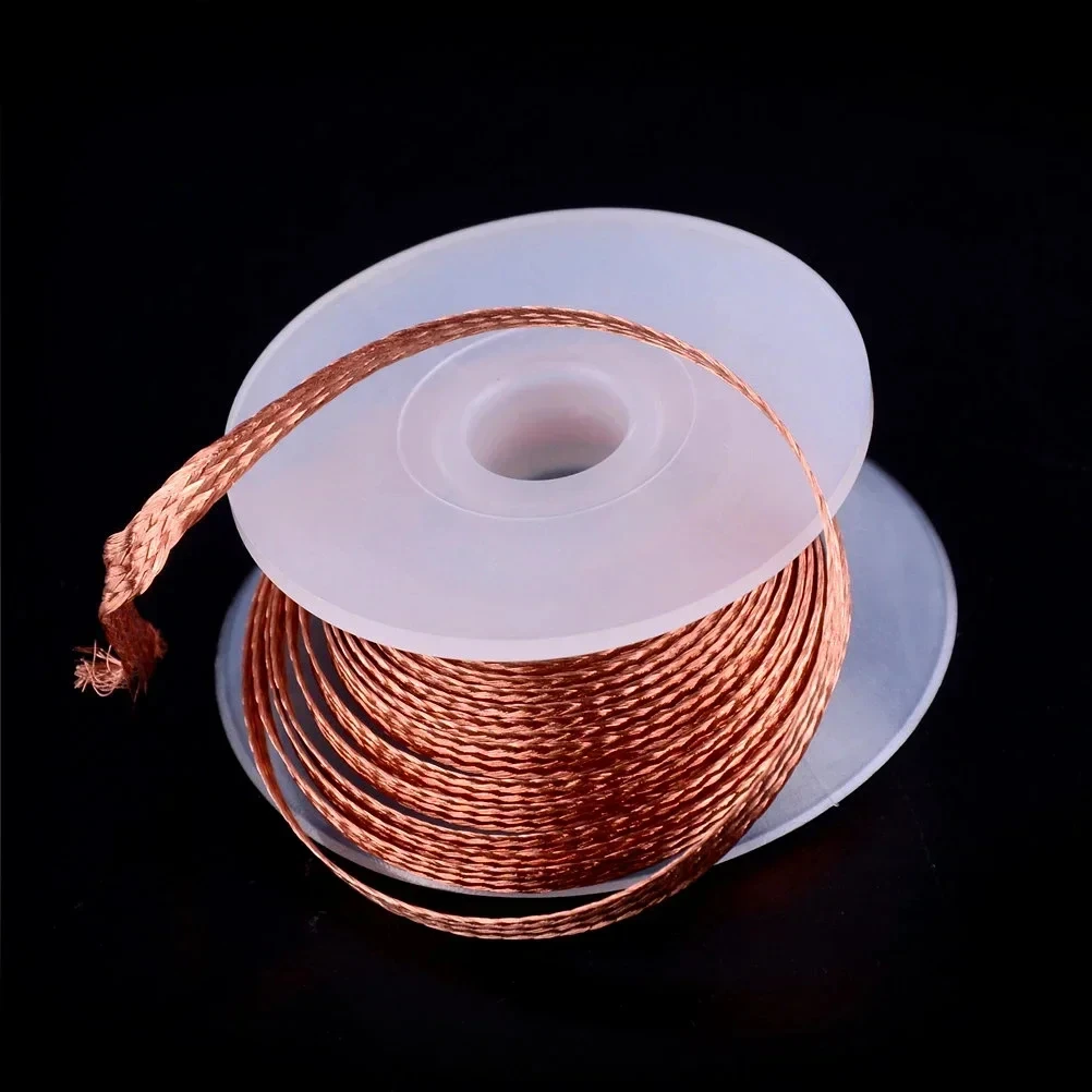 1.0-4.0mm Length Welding Wires Desoldering Mesh Braid Tape Copper Welding Point Solder Remover Wire Repair Tool for Soldering
