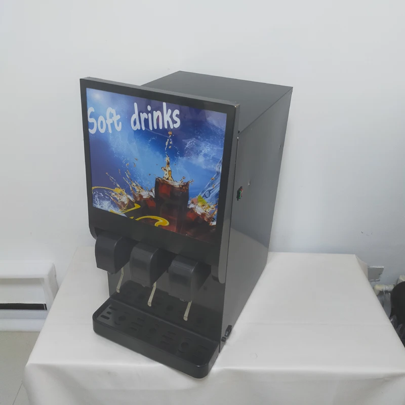 

Efficient Silent Cold Drink Cola Water Dispenser Cola Vending Machine 3 Flavors Soda Drink Machine