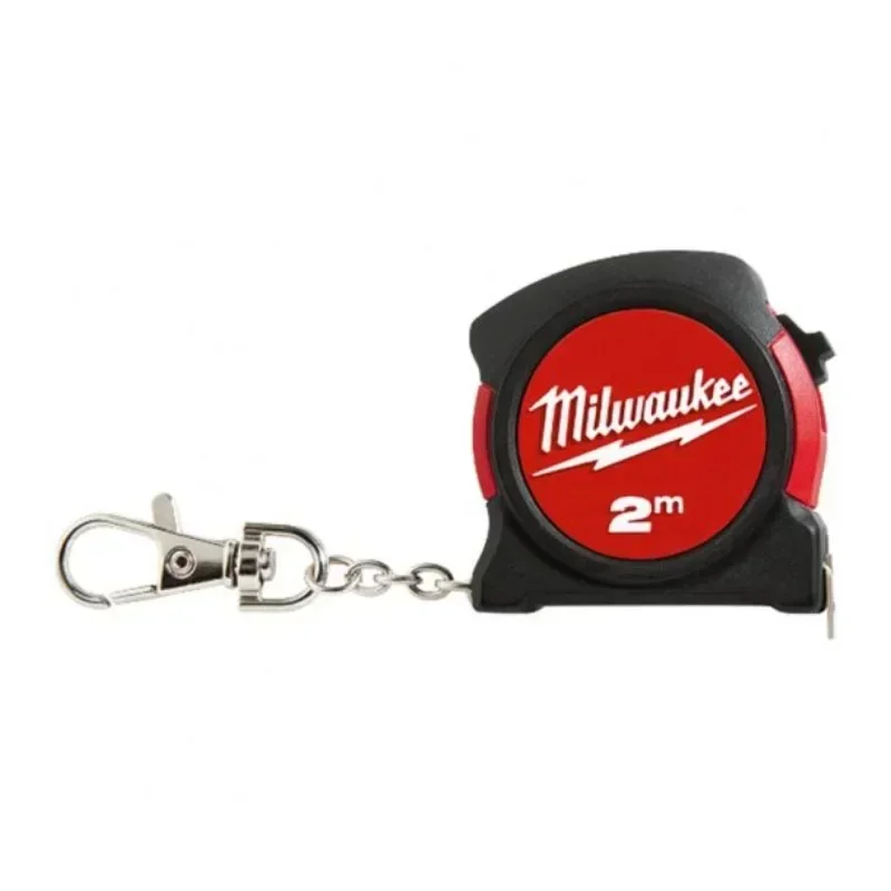 Imagem -04 - Milwaukee Mini Fita Métrica 2m Chaveiro Portátil Decorar Ferramenta de Medição Interna ao ar Livre Ferramentas Milwaueue 48225507