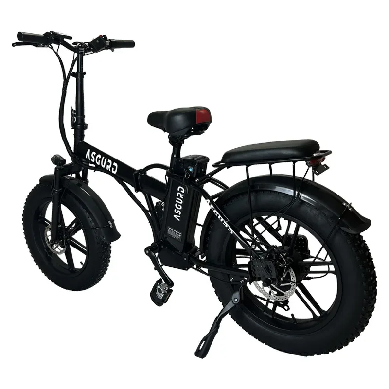 Source manufacturer 20-inch folding electric bicycle snowmobile moped lithium battery fat tire off-road tram