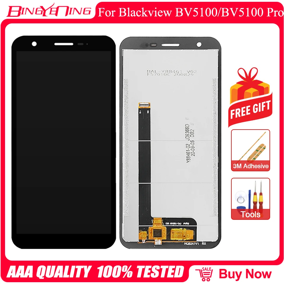 New Original For Blackview BV4900 BV5100 Pro LCD&Touch Screen Digitizer Display Screen Module Accessories Assembly