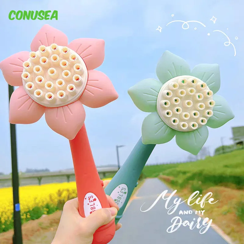 

Sunflower Bubble Machine Blower Soap Bubbles Gun Kids Toys Children Party Games Wedding Outdoor Summer Toy for Boys Girls Gifts