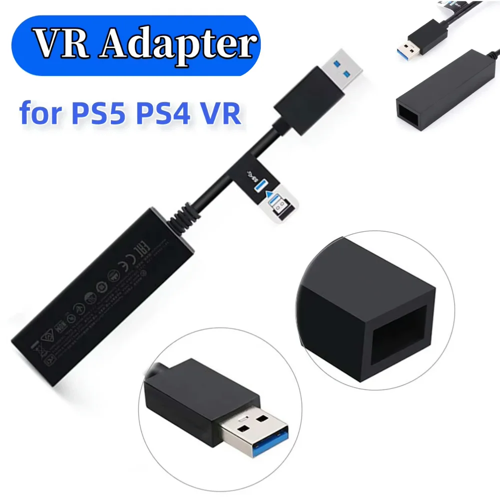 For Playstation 4 Camera Adapter for PS5 Console Mini Camera Adapter USB3.0 VR Connector for PS5 VR Conversion Cable Adapter