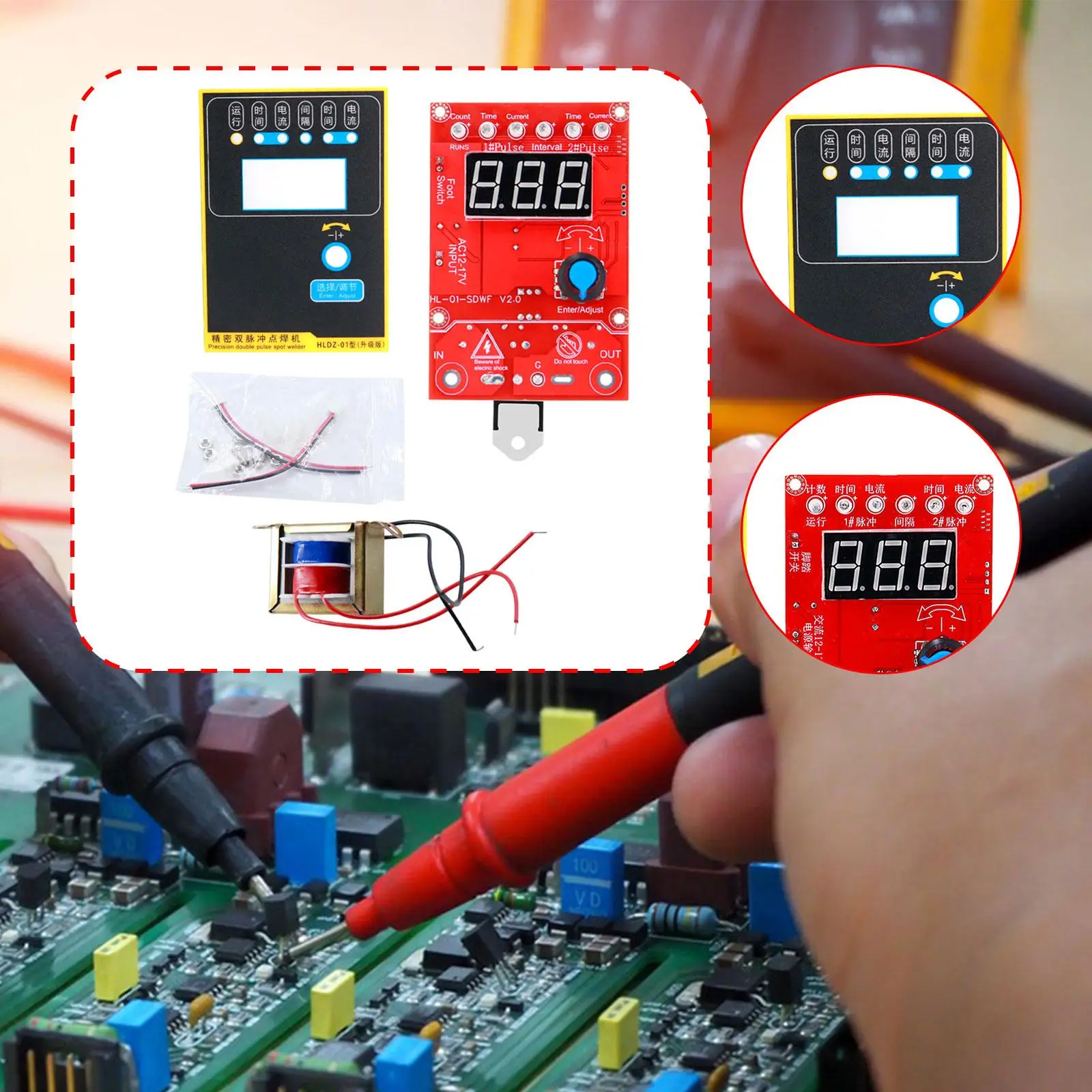 Spot Welder Control Board 41A Module Current Controller DIY Controller Board