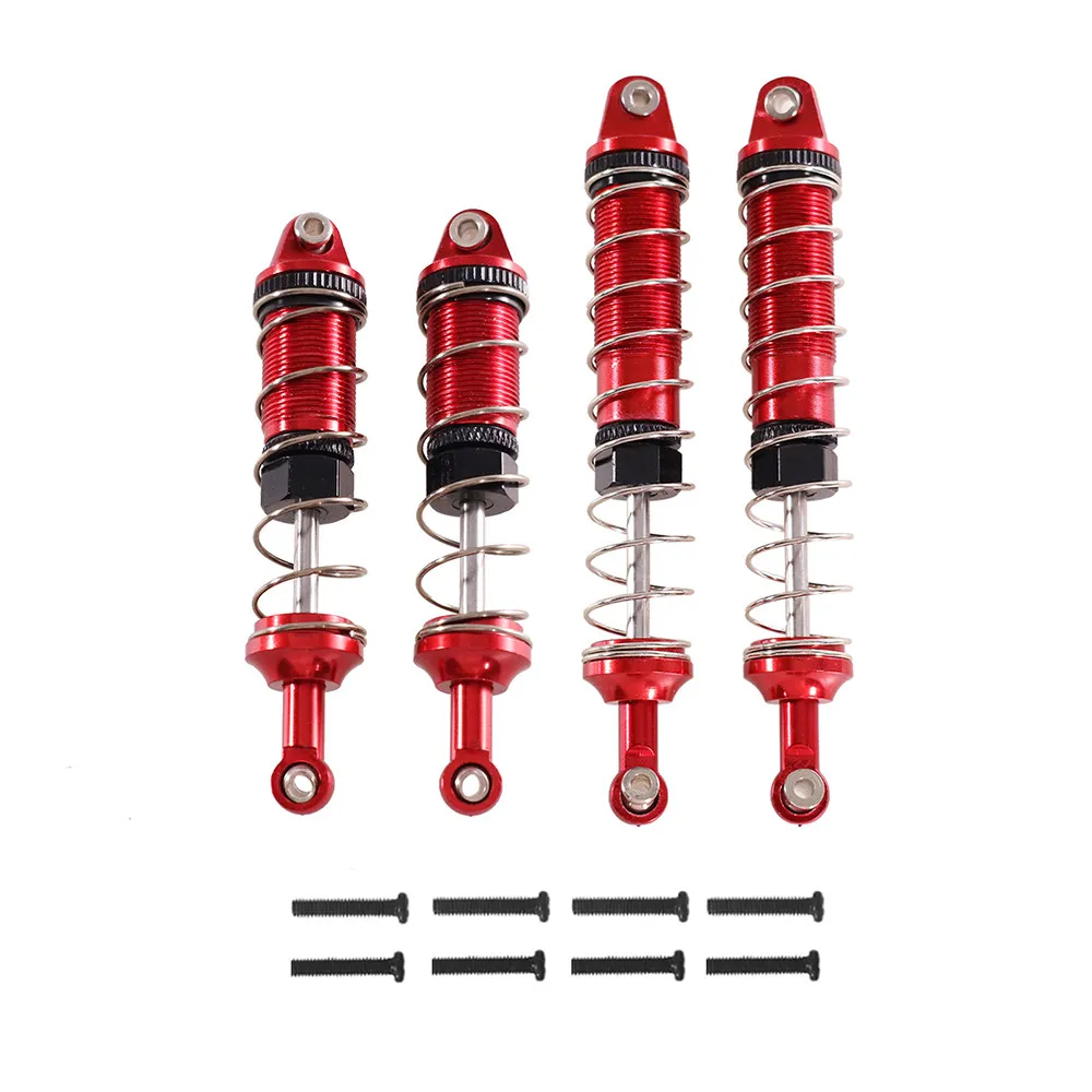 WLtoys 1/12 12428 12423 12429 CNC 알루미늄 쇼크 업소버 - 오일 충전 전후방 유니버설 업그레이드 RC 크롤러 트럭용