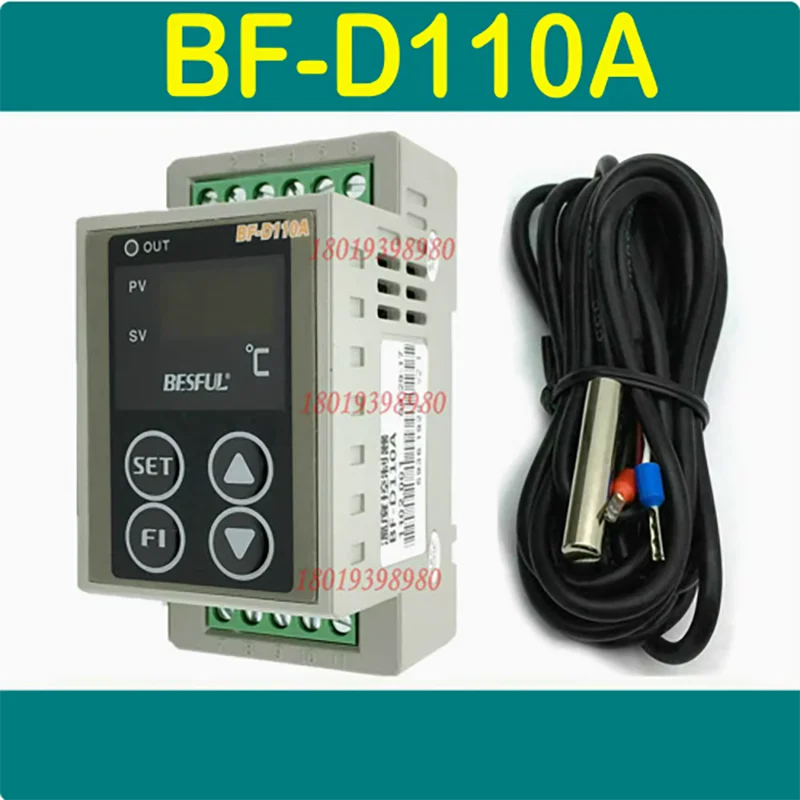 BF-D110A Rail type Single channel Temperature Controller Heating and Cooling Solar Hot Water Temperature Controller Instrument