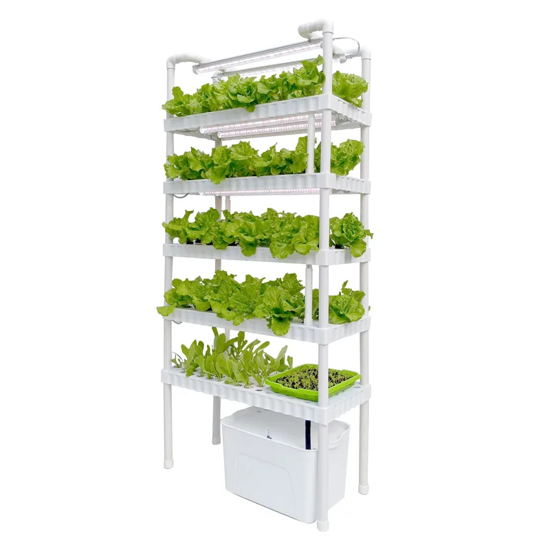 

Hydroponic Equipment Hydroponic Planting Machine Multi-layer Flower Rack LED Intelligent Planting Growing System