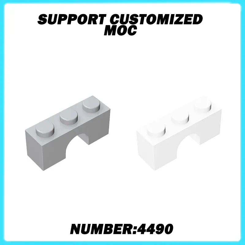 4490 MOC 50g Arch 1x3 Building Blocks Kit Bridge Connection Bricks Particle Educational DIY Toy Children Birthday Kid Gifts