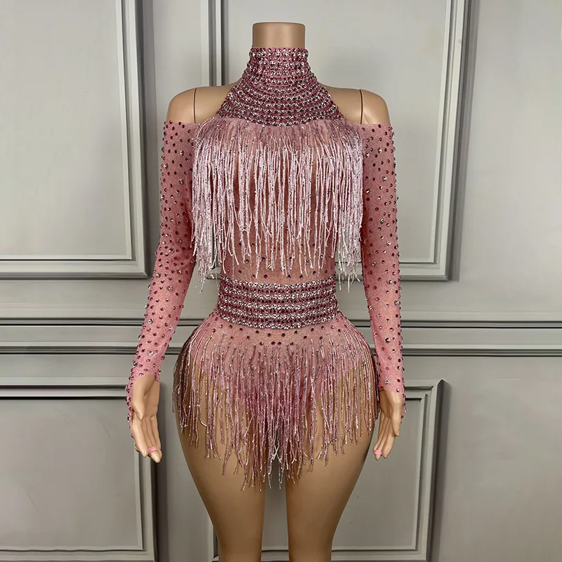 

Girl Troupe Costume Music Festival Dancing Talent Show Dancing Evening Dress Birthday Party Banquet Dinner Latin Dance Robe Fête