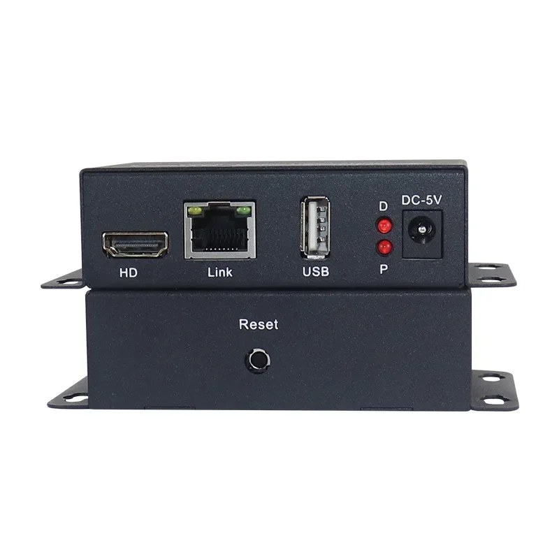 HD Optical Transmitter Ethernet Switch HD+USB Audio Video Optical Transmitter Network Extender Converter 1-Pair