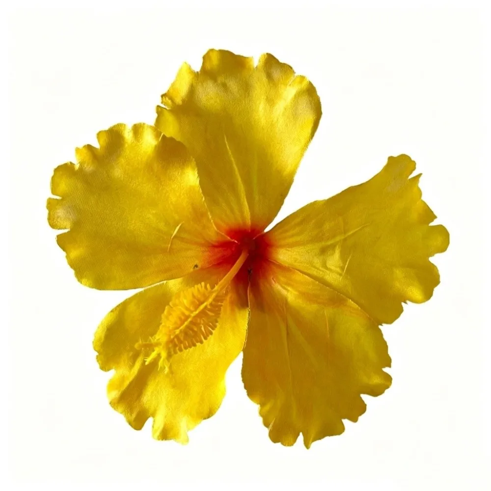 Artificial Flower Hibiscus Flower Hair Clip Do Not Hurt Hair Bohemia Style Hearwear Bangs Hairpin Beach Party Hawaiian - view 2