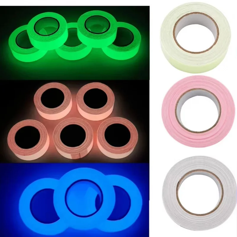 1-3pcs Luminous Tape 3 Meters Self-adhesive Glow Emergency Logo In The Dark Safety Stage Stickers Home Decor Party Decorative