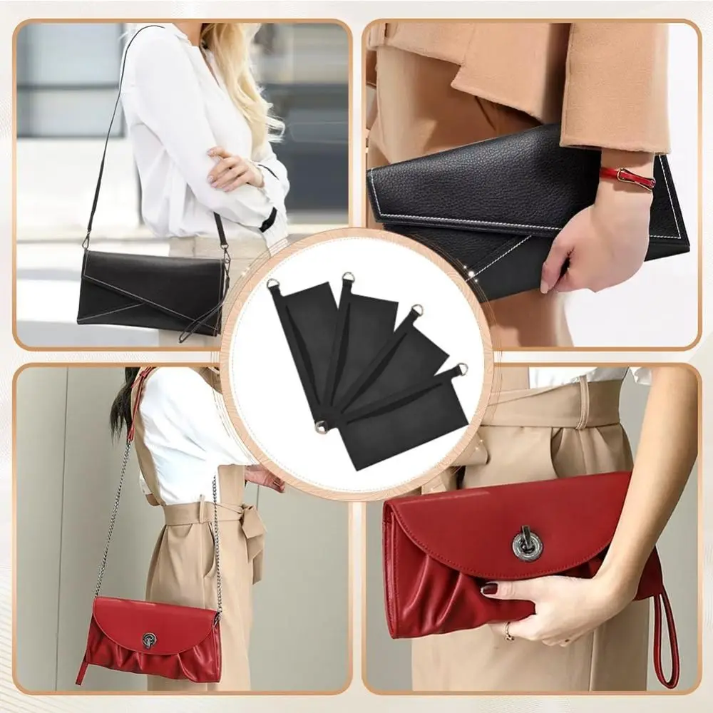 Soft Wallet Insert for Chain Strap New with D Rings PU Purse Insert Purse Insert Organizer Women