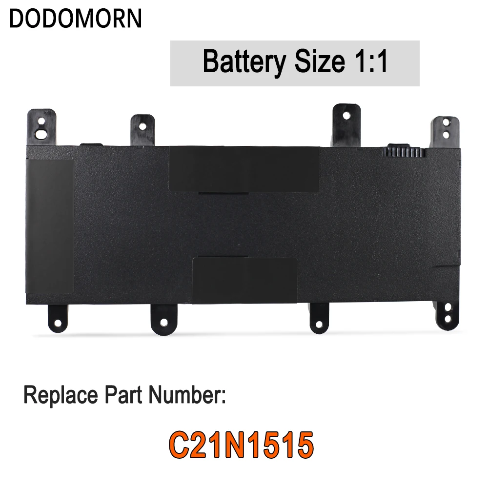 DODOMORN Nowa bateria C21N1515 do laptopów ASUS VivoBook X756 X756UA X756UJ X756UX X756UB X756UQ X756UV X756UW Series 5000mAh