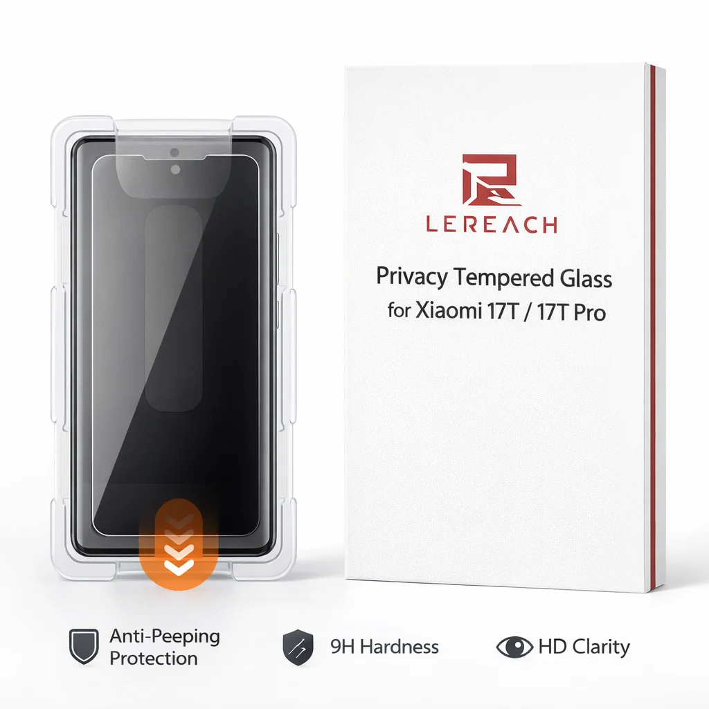 Privacy Tempered Glass for Xiaomi 17T / 17T Pro Support Fingerprint Screen Protector Film FM2002