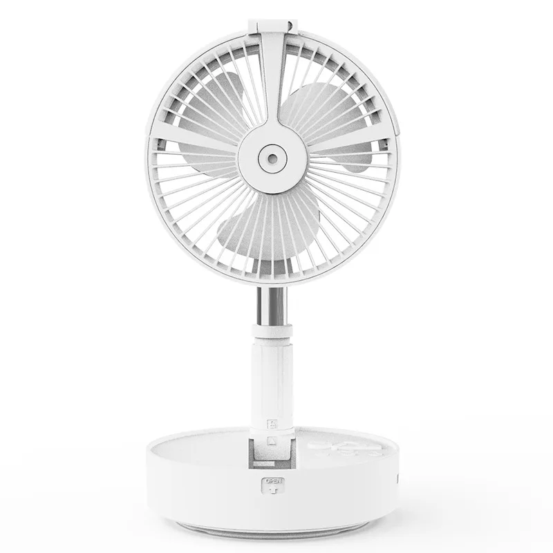 

Head Shaking Remote Control Portable Folding Telescopic Fan USB Humidification Spray Mute Folding Air Circulation Fan