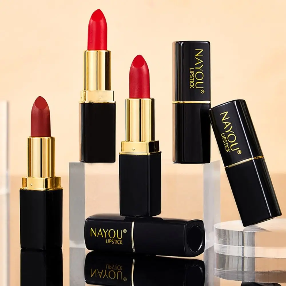 6PCS Waterproof Soft Fog Matte Lipstick Long-lasting Square Tube Lip Stick Moisturizing Non-Fading Lip Balm Makeup Cosmetics