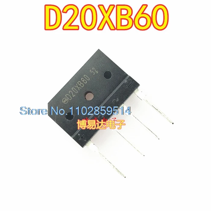 20PCS/LOT  D20XB60  20A600V DIP-4