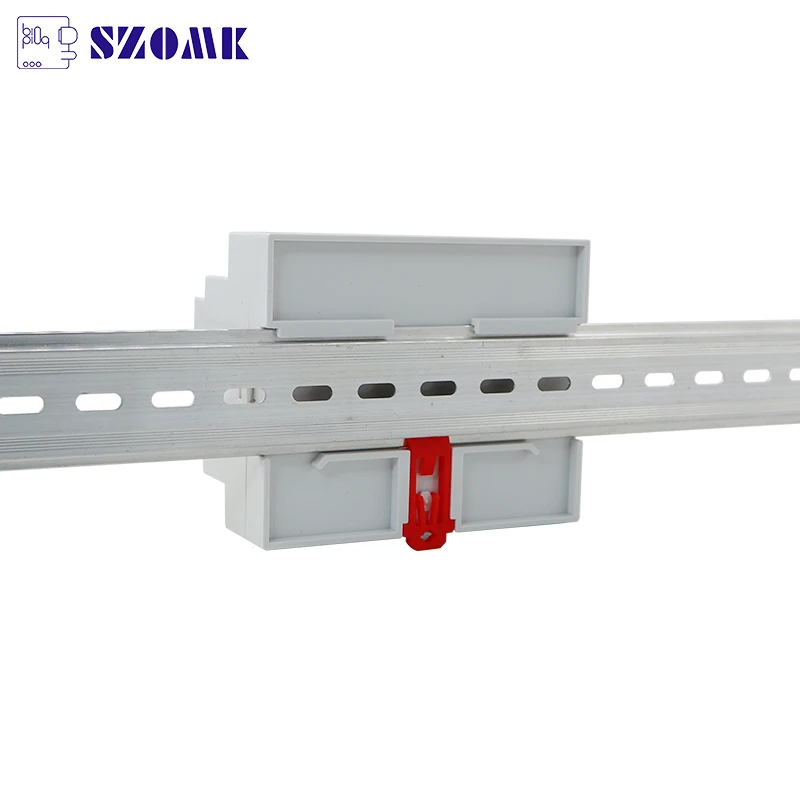 Electrical equipment szomk din rail plastic enclosure ABS material, electrical fire monitoring housing/instrument housing