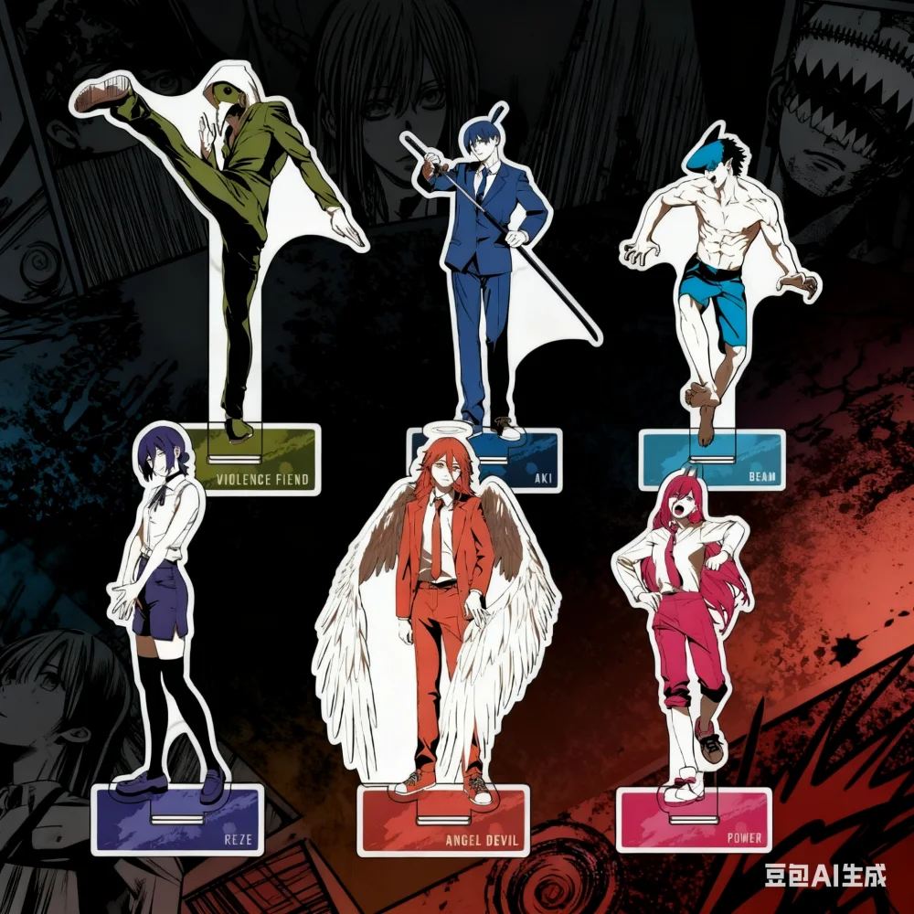 

Chainsaw Man Acrylic Stand 15cm Collection! Denji & Power Full Set, Perfect for Anime Fans