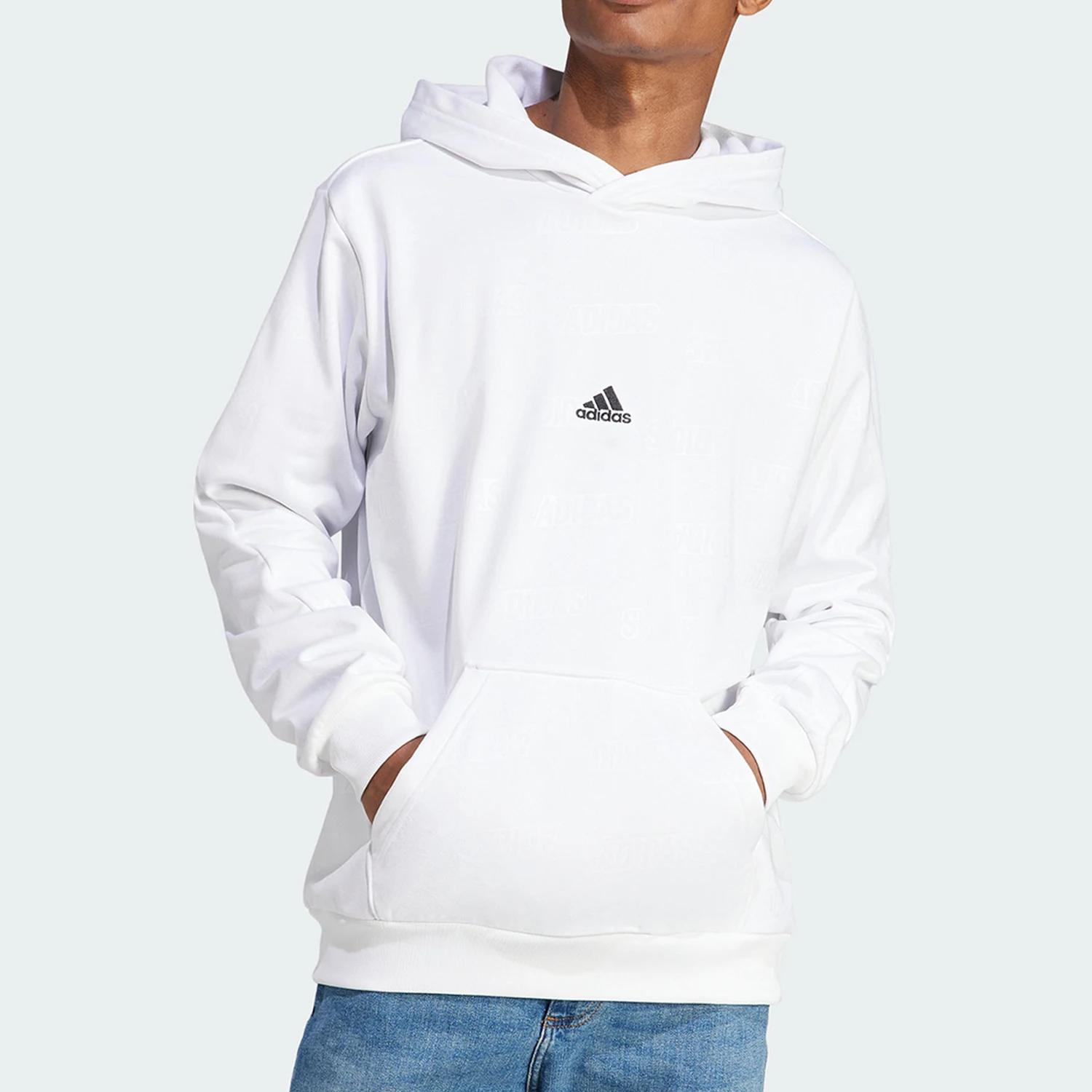 

Adidas genuine BL HD Q4 fleece sports men's hooded sweatshirt HY1278