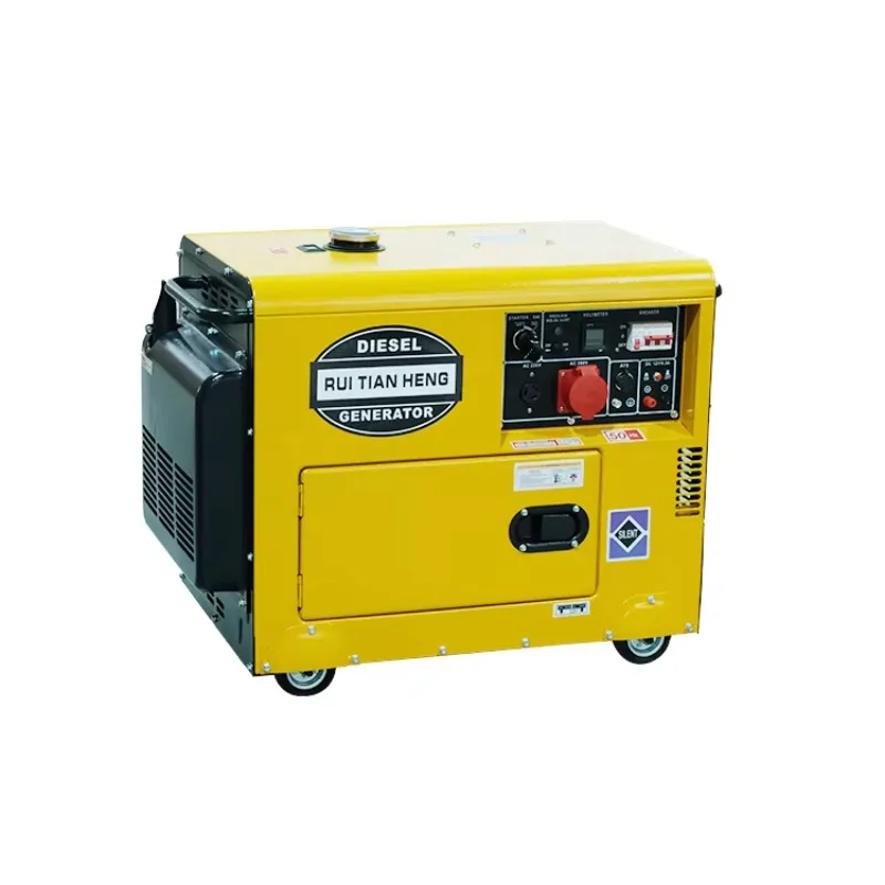 ESUN Factory Price Phase 1 Cylinder 8kva Diesel Engine Generator Set Silence Diesel Generator