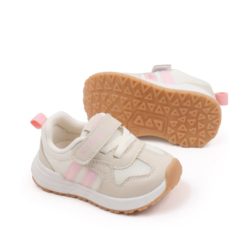 Baby Sneaker Spring and Autumn High Quality Rubber Sole Toddler Sport Shoes for Kids Outdoor Play Prewalking 2024 Fashion BM07