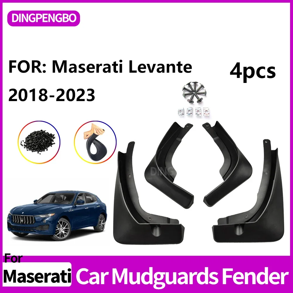 Mudflaps Fender For Maserati Levante 2018-2024,Mud Flaps, Splash Guards, Front and Rear Wheels Fender,Accessorie
