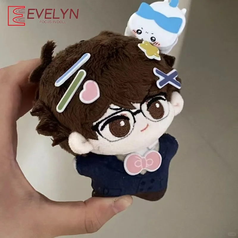 Evelyn Ichikawa Toru 10cm Cotton Doll Pendant with Printed Attributes Starfish Body Cute Surrounding Plush Super Cute Doll Doll