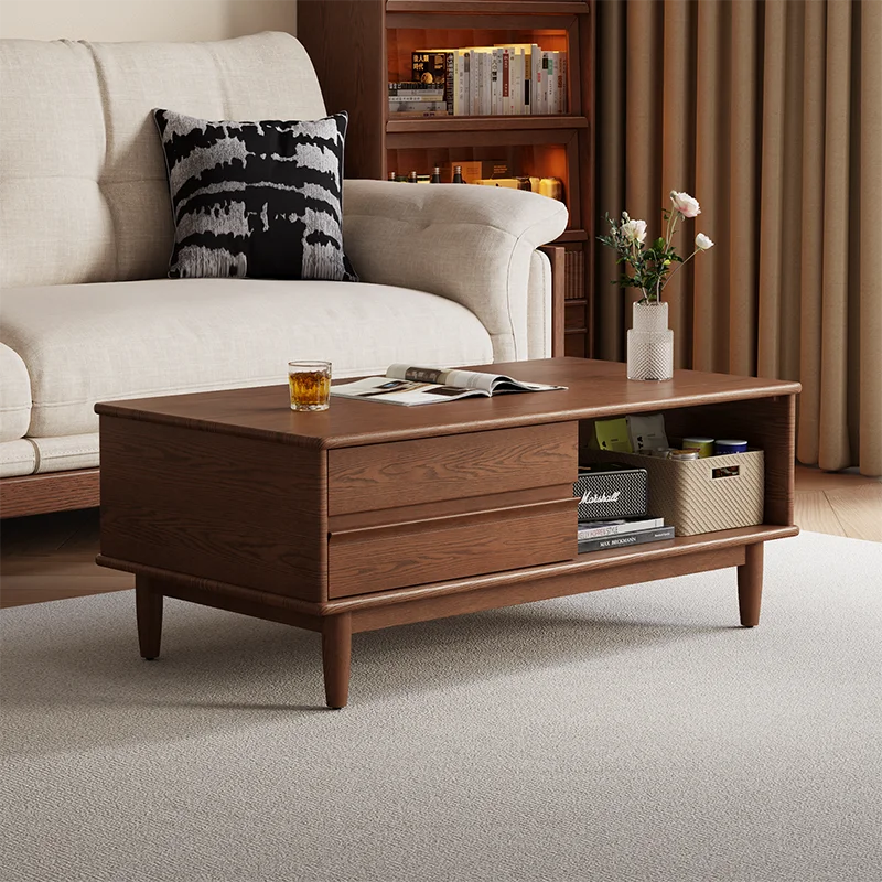 

Antique Clear Coffee Table Accessories Storage Industrial Simple Side Table Books Aesthetic Mesa Auxiliar Living Room Furniture