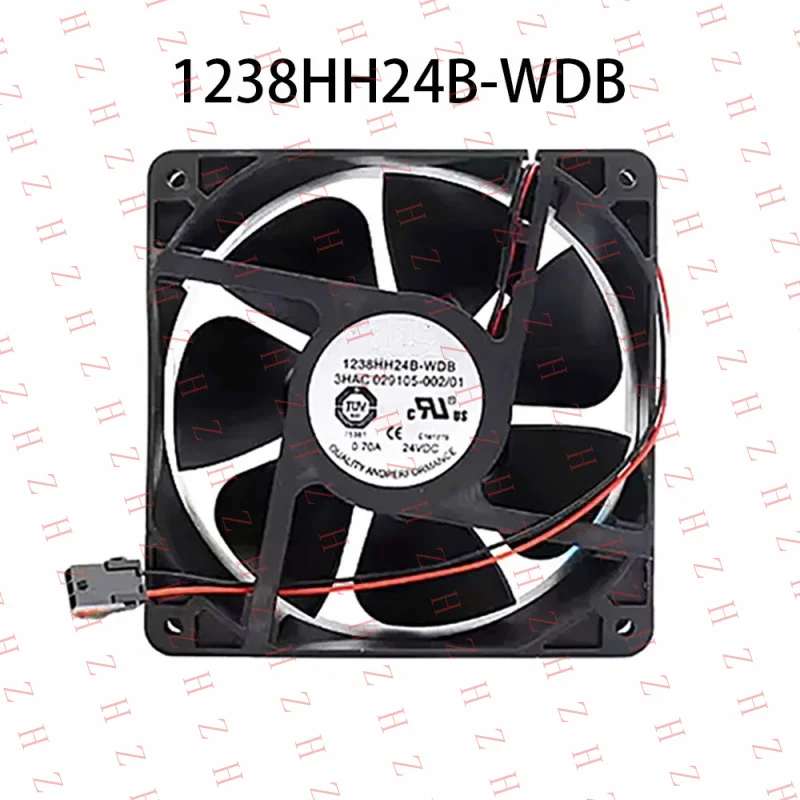 P+ FOR T&T Axial Cooling Fan 120*120*38mm 1238HH24B-WDB 24V 0.7A Case cooling fan